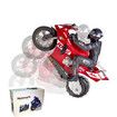 RC Self-balancing Fancy Stunt One-Wheel Standing Motorcycle Electric Boy Model Toy Color Blue