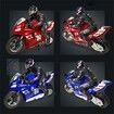 RC Self-balancing Fancy Stunt One-Wheel Standing Motorcycle Electric Boy Model Toy Color Red