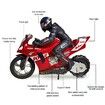 RC Self-balancing Fancy Stunt One-Wheel Standing Motorcycle Electric Boy Model Toy Color Red