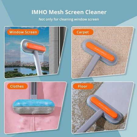 Window Screen Cleaning Tool - IMHO Window Screen Cleaning Brush, 2