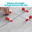 4000PCS Tile levelling System Clips Spacers Tiling Tool Kit for Floor Wall