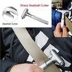 Premium Glass Breaker with Seat Belt Cutter, Automotive Safety Hammer - Emergency Escape Tool, Car Metal Window Hammer, Hard Aluminum Alloy Head Design