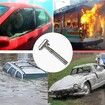 Premium Glass Breaker with Seat Belt Cutter, Automotive Safety Hammer - Emergency Escape Tool, Car Metal Window Hammer, Hard Aluminum Alloy Head Design