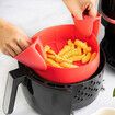 Air Fryer Silicone Pot Mini Oven Mitts Replacement Basket Non-stick Pan Tray Baking Basket Pizza Plat Air Fryer Accessories