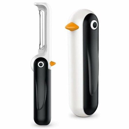 Penguin Shape Collapsible Stainless Steel Blade Fruit Peeler Portable Kitchen Foldable Gadget Tool