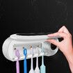 Bathroom Electric 99.9% UV Disinfection Toothbrush Holder Sterilizer Lamp Power Family Instrument Plastic Class Material Origin