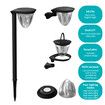 2 Pack Solar garden lamp waterproof led grow light led grow light growhouse grow lamp