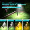 2 Pack Solar garden lamp waterproof led grow light led grow light growhouse grow lamp