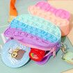 2pcs Kitty Bag Pop It Push Bubble Toys Alleviate Autism Adhd Anti-Stress Ladies Satchel Squeeze Toys for Kid