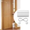 Automatic Pet Door Opener, Adjustable Self-Closing/Opening Easy Gate Strap Latch for Training Dogs Cats Pets Free Access Entry Exit Room Bathroom Bedroom Toilet