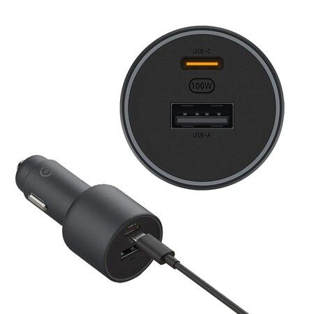 Mi car charger quick charging version 1A1C 100W Apple Android multi-function intelligent car charging