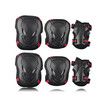 6pcs/set Kids Children Outdoor Sports Protective Gear Knee Elbow Pads Riding Wrist Guards Roller Skating Safety Protection size S