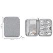 Digital Storage Bag USB Data Cable Organizer Earphone Pen Travel Kit Electronic Accessories - Gray