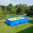 Swimming Pool Ground Cloths Waterproof Covers,Dust Proof Paint Tarp and Paint Plastic Drop Cloth,Supply All Purpose PES (338 x 239 cm)