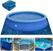 Swimming Pool Ground Cloths Waterproof Covers,Dust Proof Paint Tarp and Paint Plastic Drop Cloth,Supply All Purpose PES (274 x 274 cm)