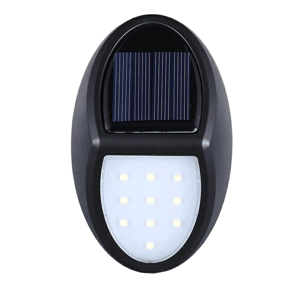 10LED Solar Light Wall Lamp IP65 Water-resistant Outdoor Lighting for Yard Garden Courtyard
