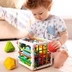 New Colorful Shape Blocks Sorting Game Baby Montessori Learning Educational Toys For Children