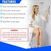 2pcs Shower Handle Grab Bars for Bathroom Ultra Grip Dual Locking Safety Suction Cup Toilet Bath Shower Tub Handrail Grab for Elderly