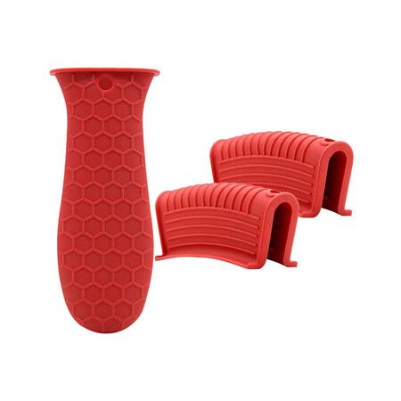 Silicone Hot Handle Holder, Assist Pan Handle Sleeve Pot Holders