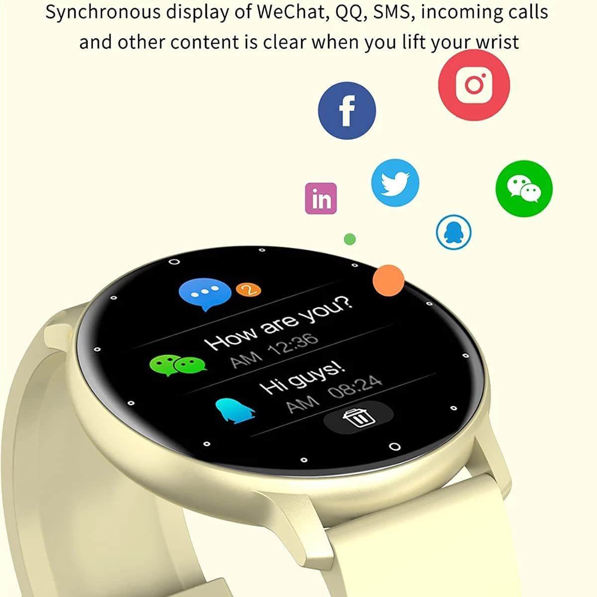 ZL02 Smart Watch Smart Watch Fitness Tracker Pedometer with Blood Pressure  and Blood Oxygen Heart Rate Monitor Ladies Smart Watch for iOS Android Smart  Watch | Crazy Sales
