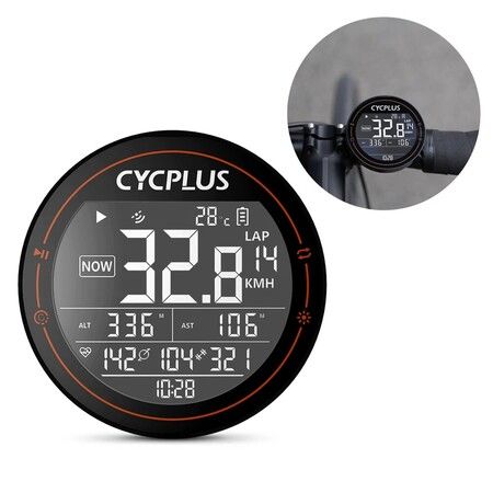 CYCPLUS M2 Bike Computer ANT+ GPS Bluetooth Smart Wireless Stopwatch Speedometer Odometer