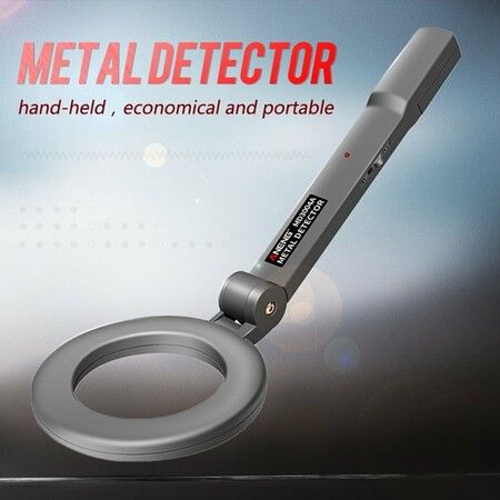 Portable Hand Held Metal Detector for Adults and Kids, Black