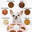 Automatic Dog Feeder Cat Food Dispenser Dry Wet Food Pet Feeder 6 Meal Trays with LCD Smart Programmable Clock(Pink)