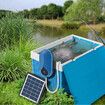 Solar Powered Oxygenator Water Oxygen Pump Pond Aerator Aquarium Air Pump Waterproof For Aquariums, Fish Tank, Pools, Ponds