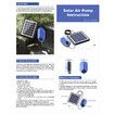 Solar Powered Oxygenator Water Oxygen Pump Pond Aerator Aquarium Air Pump Waterproof For Aquariums, Fish Tank, Pools, Ponds