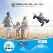 Foldable 4K V2 Mini Drone for Kids Beginners, RC Nano Quadcopter Pocket Drone for Boy, Toys Gift