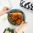 Air Fryer Reusable Liner 19CM (7.5-inch), FGSAEOR Airfryer Oven Insert Silicone Bowl, Replacement of Parchment Paper Liners