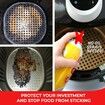 21CM Square Original Reusable Air Fryer Liners Plus Magnetic Cheat Sheet (3Pack)