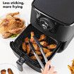 21CM Square Original Reusable Air Fryer Liners Plus Magnetic Cheat Sheet (3Pack)