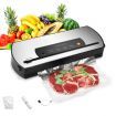 Maxkon 80Kpa Vacuum Sealer Food Packing Machine Packer Air Tight System Sliding Cutter with Storage Bags