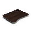 Lap Desk Laptop Stand Phone Tablet Cup Holder Cushioned Lapdesk Arc IRON GREY OAK