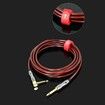10FT Red Professional quality electric guitar cord New Professional Electric Instrument Audio Cable Cord Guitar Cable for Electric Guita