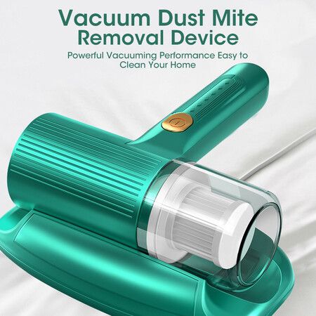 Wireless Handheld Vacuum Cleaner for Home Appliance Cordless Car Bed Dust Cleaner Mite Remover UV Killing Sterilization Catcher