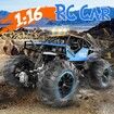 1:16 RC Car 4WD Remote Control Vehicle With LED Lights