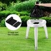 Portable Camping Toilet Seat Folding Travel Porta Potty Chair with Bags 