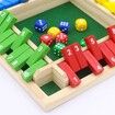 Family Game Shut The Box Game Wooden Board Pub Bar Board Dice Game Math Game for Kids Adults Includes Eight Dices