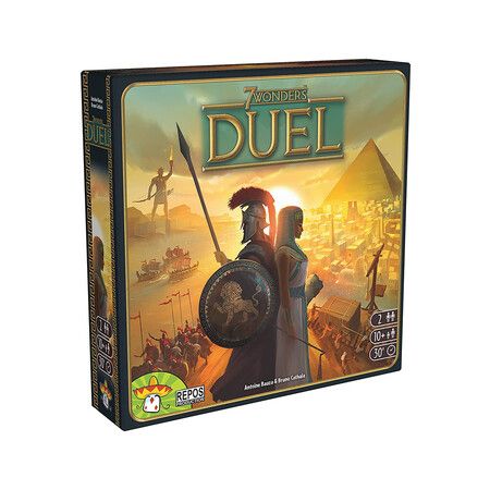 7 Wonders Duel Board Game (BASE GAME) | Board Game for 2 Players | Strategy Board Game | Civilization Board Game | Fun Board Game | Board Game for Couples | Ages 10 and up