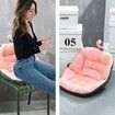 Velvet Seat Cushion Kawaii Rocking Chair Cushion Office Chair Backrest Lazy Sofa