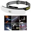 New style COB portable headlamp USB rechargeable outdoor cycling flashlight fishing head lamp red alert bright running headlamp