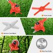 Blade Cutter Mowing Lawn Cutting Grass Replace for Cordless Grass Trimmer Strimmer Blades 32pcs