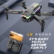 2022 New XT8 Mini Drone 4K Professional HD Camera WIFI FPV Air Pressure Fixed Altitude Foldable Quadcopter RC Helicopter Toys Col Black