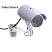 Fake Surveillance Camera with Flash LED Dummy Bullet Simulated CCTV Camera,Indoor Outdoor Use Good for Home/Office/Shop/Garage