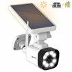 Solar Motion Sensor Light Outdoor - 800Lumens 8 LED 5W,Solar Powered Flood Light for Porch Garden Driveway Pathway,HFWS