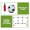 Portable Soccer Goal Nets 2-in-1 Pop-up Football Goals Set Easy Assembly for Kids Adult 240x156x83cm