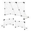 Portable Soccer Goal Nets 2-in-1 Pop-up Football Goals Set Easy Assembly for Kids Adult 240x156x83cm