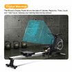 Genki Rowing Machine Rower Magnetic Resistance Workout Foldable Home Exercise Equipment 8 Levels LCD